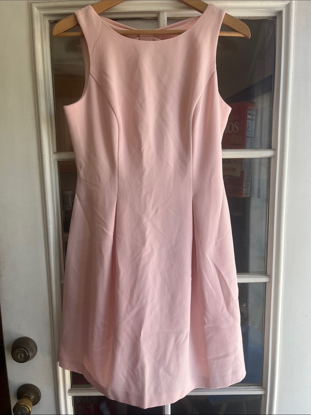 Vince Camuto Pale Pink Sleeveless A-Line Mini Dress